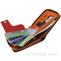 أزياء تصميم جديد للدولار US Print Card Card Case Mens Wallet Slim Pu Leather Presh for Travel